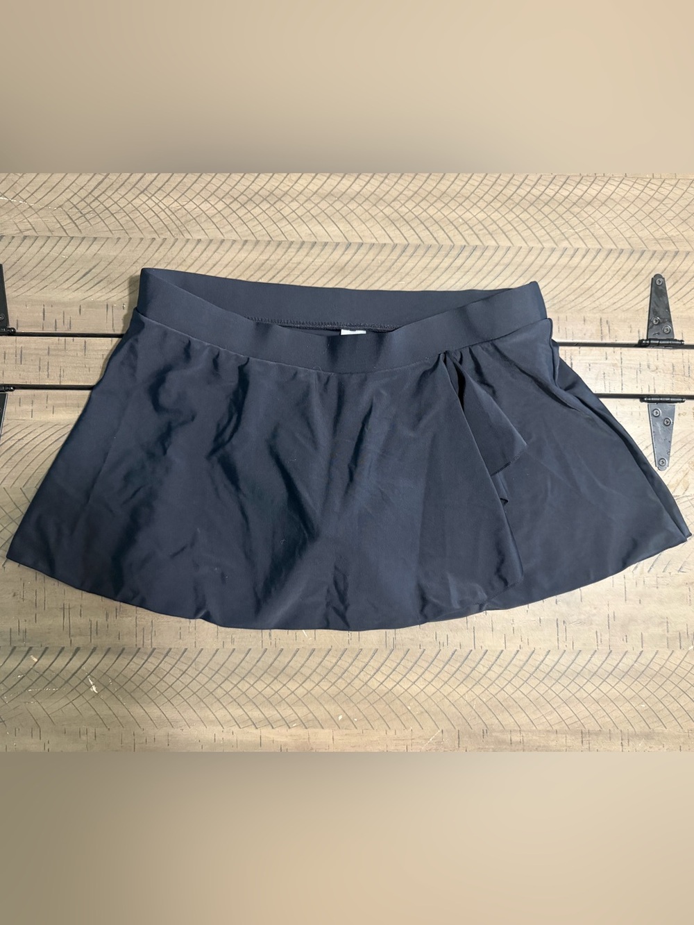 Beach Diva Black Skirt with Subtle Sheen